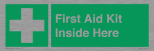 First Aid Kit Inside Here